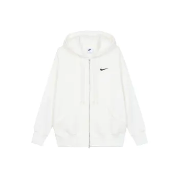 Nike Sportswear Phoenix Fleece Women's Ultra Loose Full zip Hoodie White