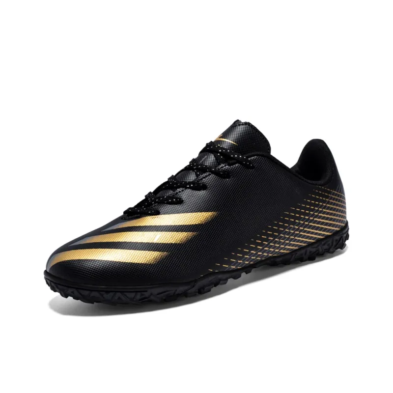 Binary TF Turf Cushioning Lightweight Soccer Unisex Black Gold-1