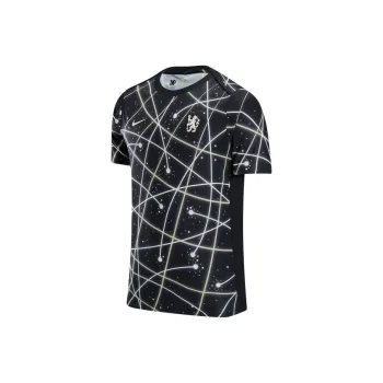 Nike AcademyDri Fit SS25 Soccer Jersey Men's Black/Coconut Milk/Team Gold