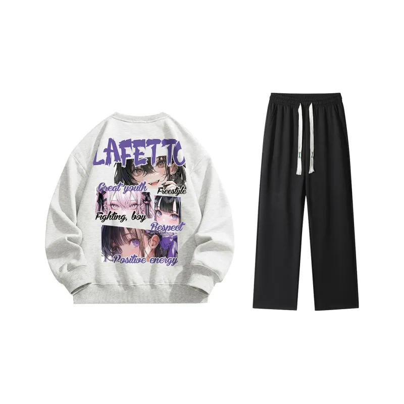 Lafetto Sweatshirt Sets Unisex-8