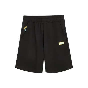 PUMA Graphic Casual Shorts Men's Black 01