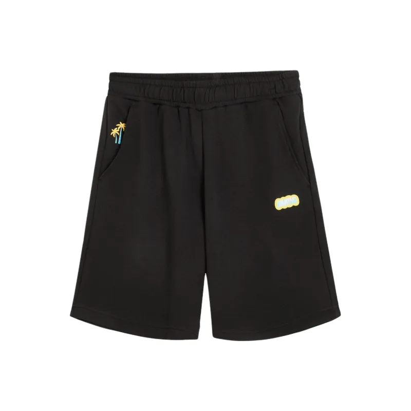 PUMA Graphic Casual Shorts Men's Black 01-0