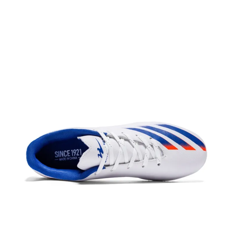 Binary TF Rubber Broken Studs Cushioning Lightweight Soccer Unisex White Blue-2