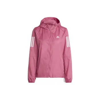 Adidas Own The Run Hooded Running Windbreaker Jackets & Coats Women's Pink