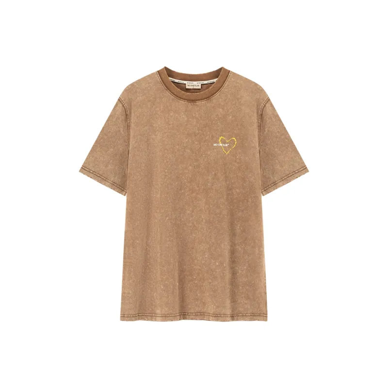 NO ONE ELSE Drop Shoulder Sleeve T Shirt Unisex-1