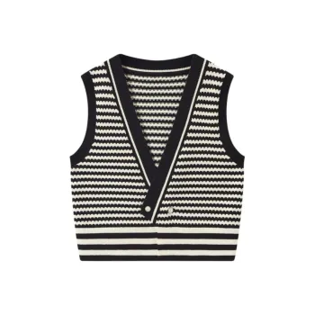 EICHITOO Knitwear Women's Black Stripes