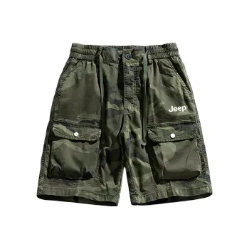 Jeep Casual Shorts Unisex Army Green
