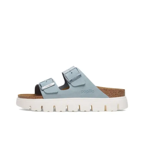 Birkenstock Arizona Slide Slippers Women's Light Blue Narrow