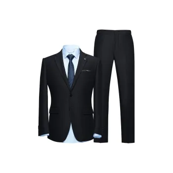 HLA Business Suits Men Navy Blue 11 Suit+Suit Pants