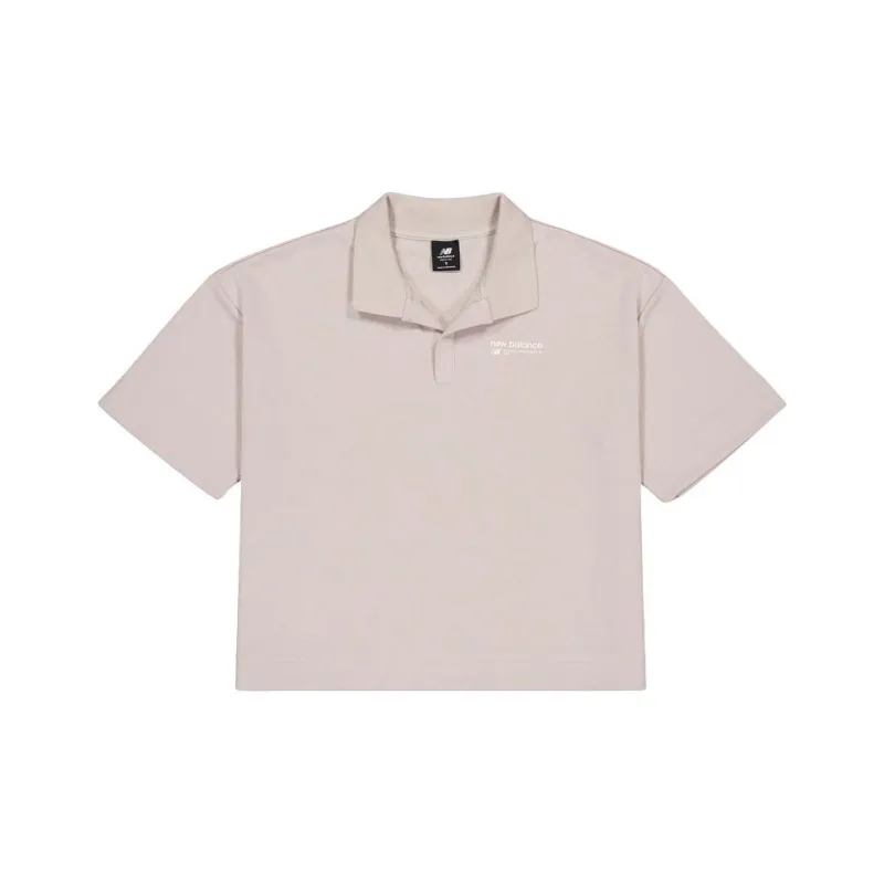 New Balance Polo Shirt Women's Light Khaki-0