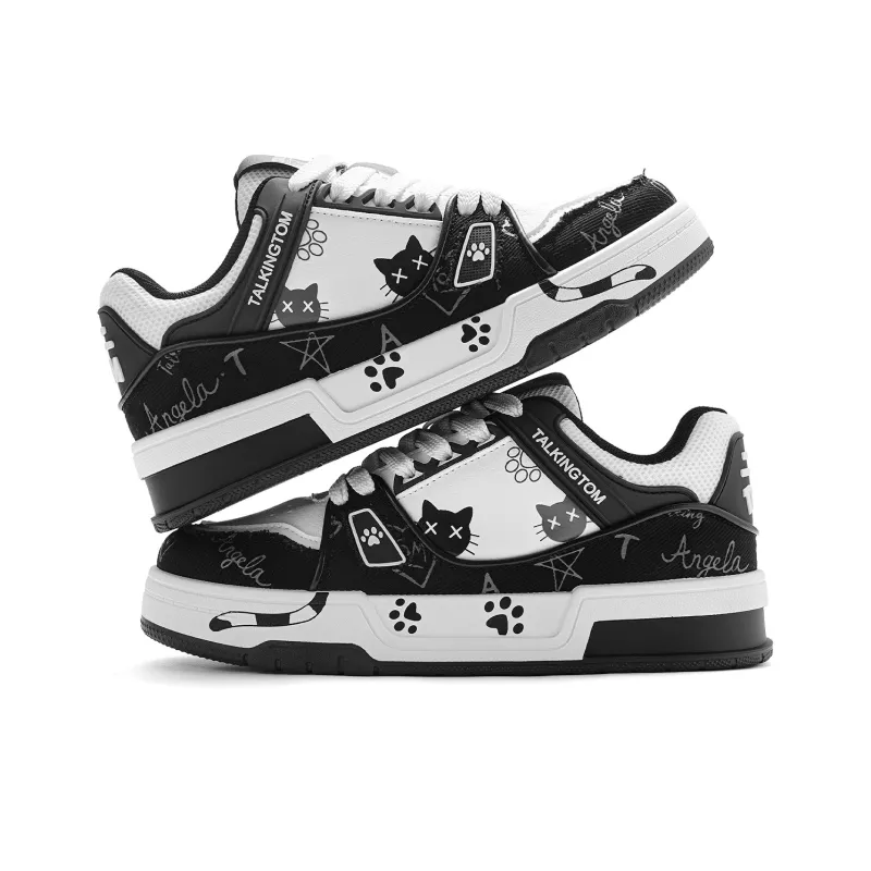 TALKING TOM Impact Resistance Low Top Skateboard Shoes Unisex Ecru-10