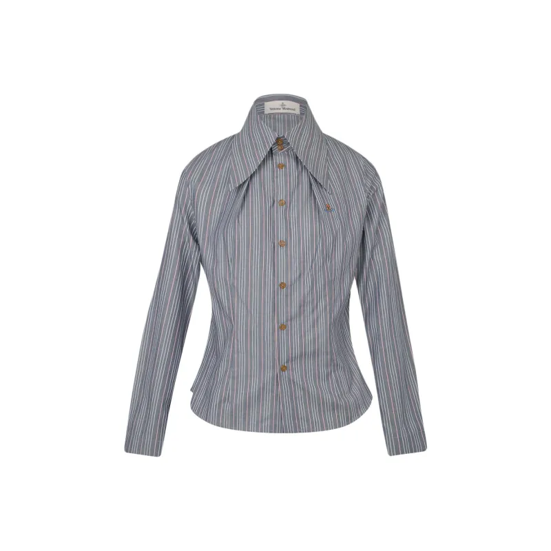Vivienne Westwood SS24 Shirt Women's Marine Blue-0
