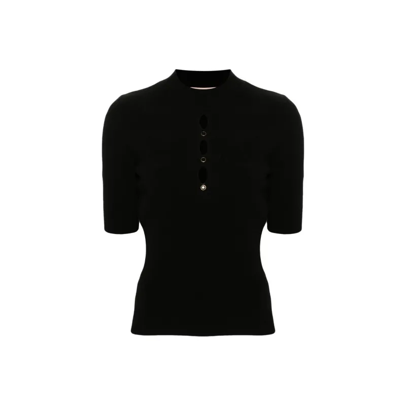 Twinset Cut out Stud detail Sweater-0