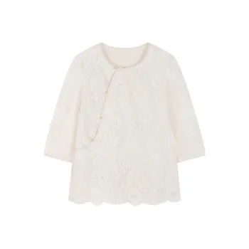 IHIMI Shirts Women's Ecru