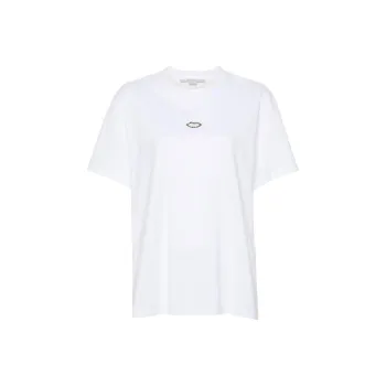 Stella McCartney Lip Embellished Crewneck T Shirt