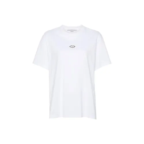 Stella McCartney Lip Embellished Crewneck T Shirt