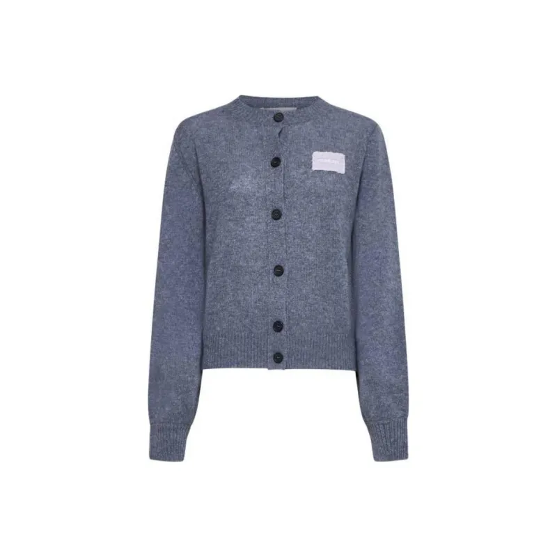 MARNI Logo Patch Buttoned Cardigan-0