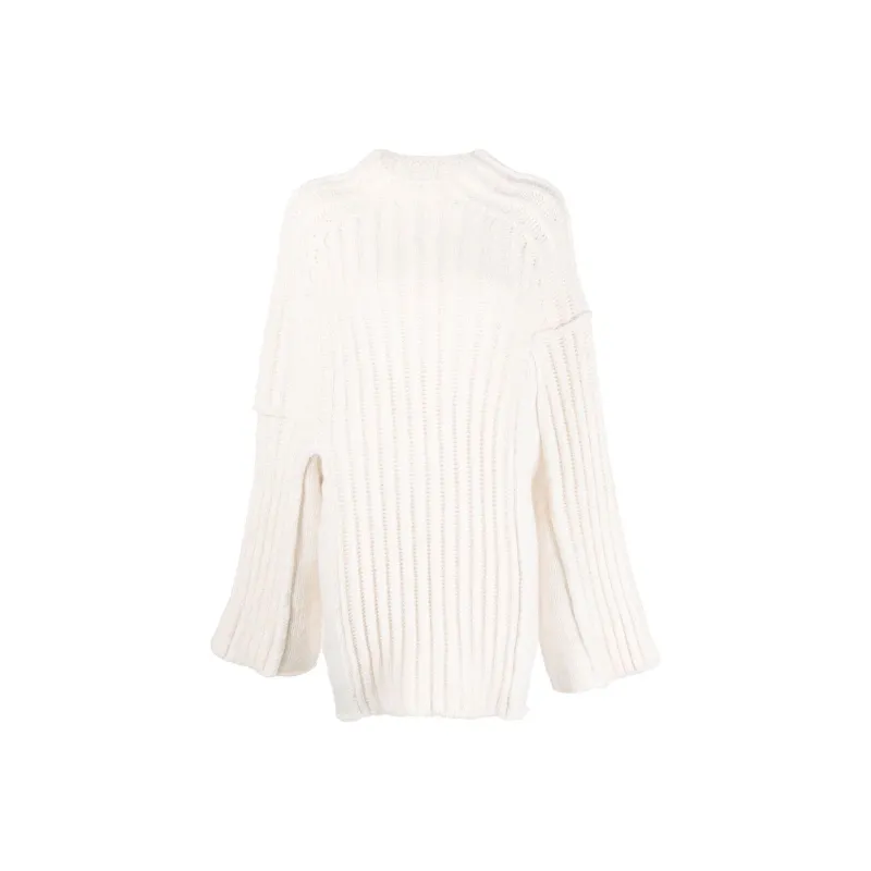 MM6 Maison Margiela Cashmere Sweaters Women's Ecru-0