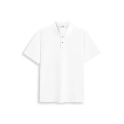 PEACEBIRD MEN Polo Shirt Men's Butter Cream White