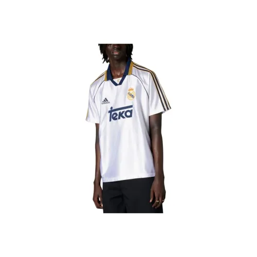 Adidas Real Madrid SS25 Soccer Jersey Men
s White