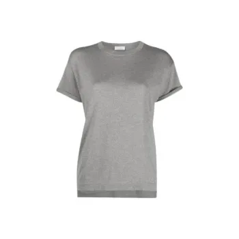 Brunello Cucinelli Glitter-embellished Knitted Top