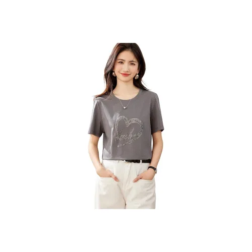 PIERRE CARDIN Regular T Shirt Women's Deep Gray