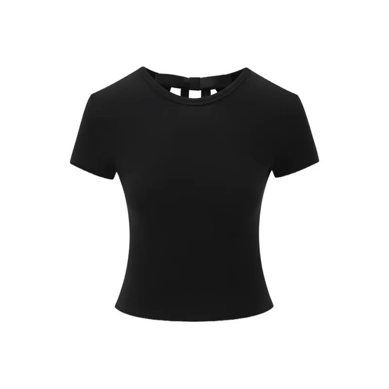 ERIRI Regular T Shirt Women's Black-0