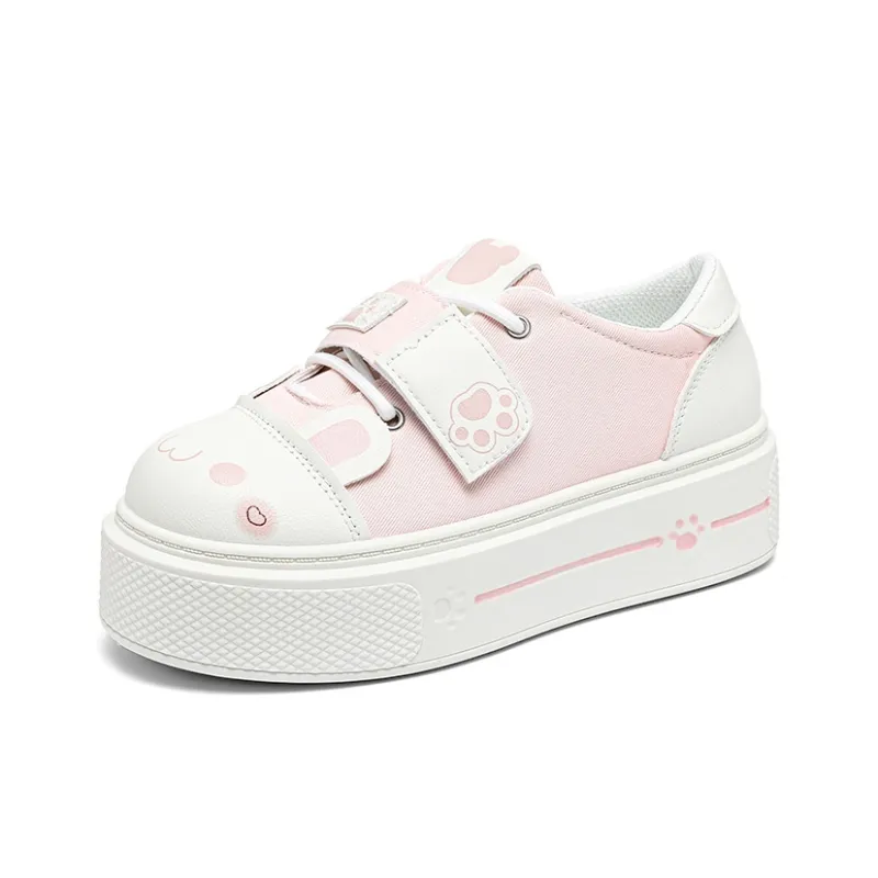 BANWEIDIYA Abrasion Resistant Lightweight Height Increasing Low Top Skateboard Shoes Women's-4