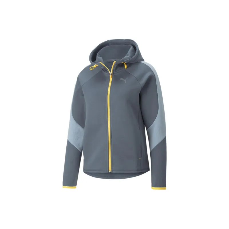 PUMA Mercedes Evostripe Full-Zip Hoodie Jacket Women's Blue-0