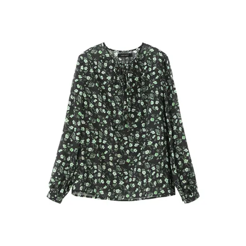 NINE WEST Chiffon Shirts Women's Jasper