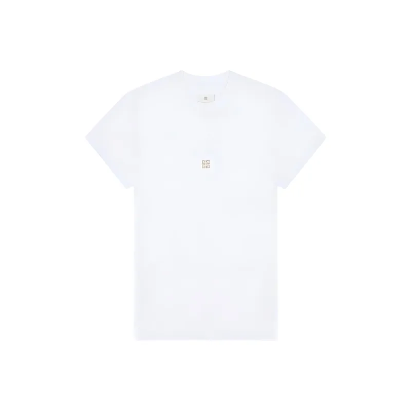 Givenchy 4G Embroidered Crewneck T Shirt-0