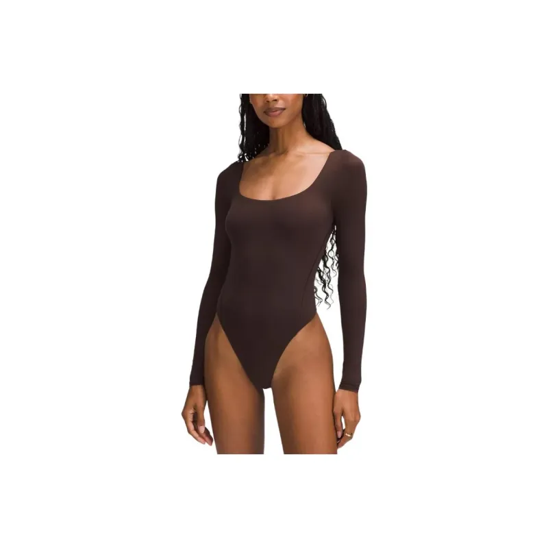 Lululemon Wundermost Ultra Soft Nulu Square Neck Long Sleeve Bodysuit Bodysuits Women's-5