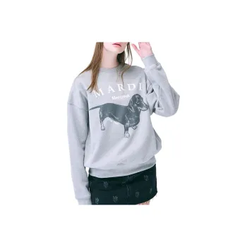 MARDI MERCREDI FW24 SWEATSHIRT DDANJI_GREY WHITE Sweatshirt Women's Gray White