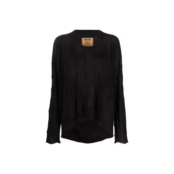 UMA WANG Extra long Square pattern Top