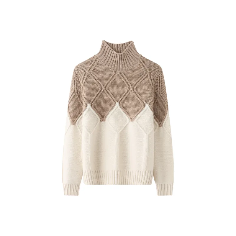H YXIANG Cashmere Sweaters Women's Camel-0