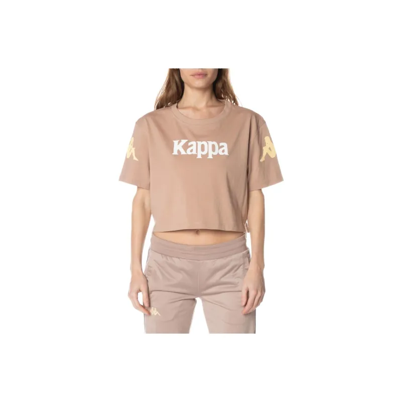 Kappa T-Shirts Women's Brown-0