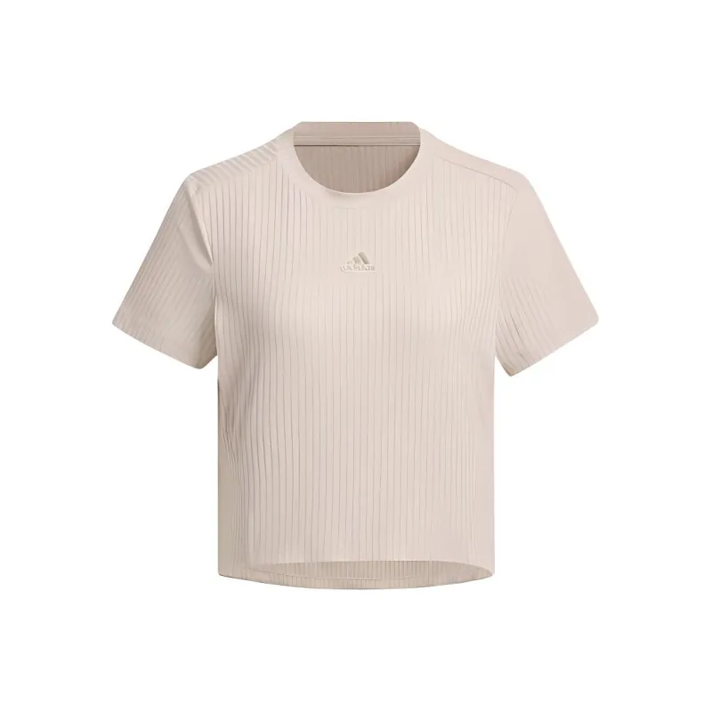 Adidas T Shirt Women's Wonder Taupe-0