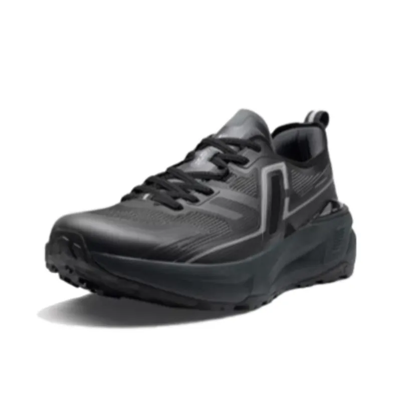 XTEP Anti Slip Wear Resistant Low Top Casual Running Shoes Men's Black-1