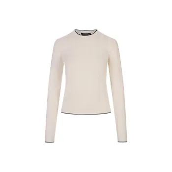 Jacquemus Contrast Trim Ribbed Jumper