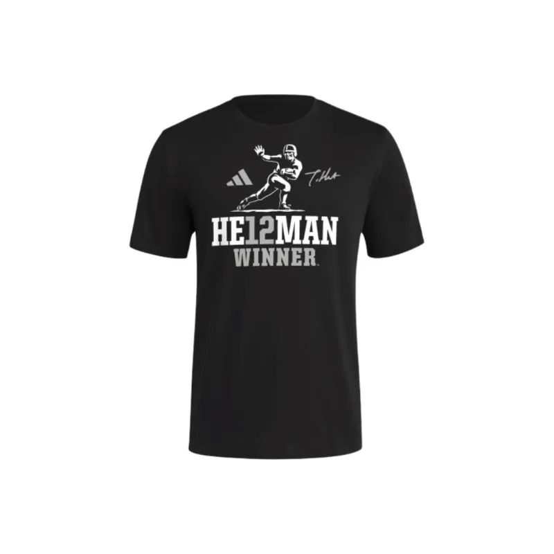 Adidas Free Shipping With AdiClub Travis Hunter Heisman Winner Cotton Tee-0