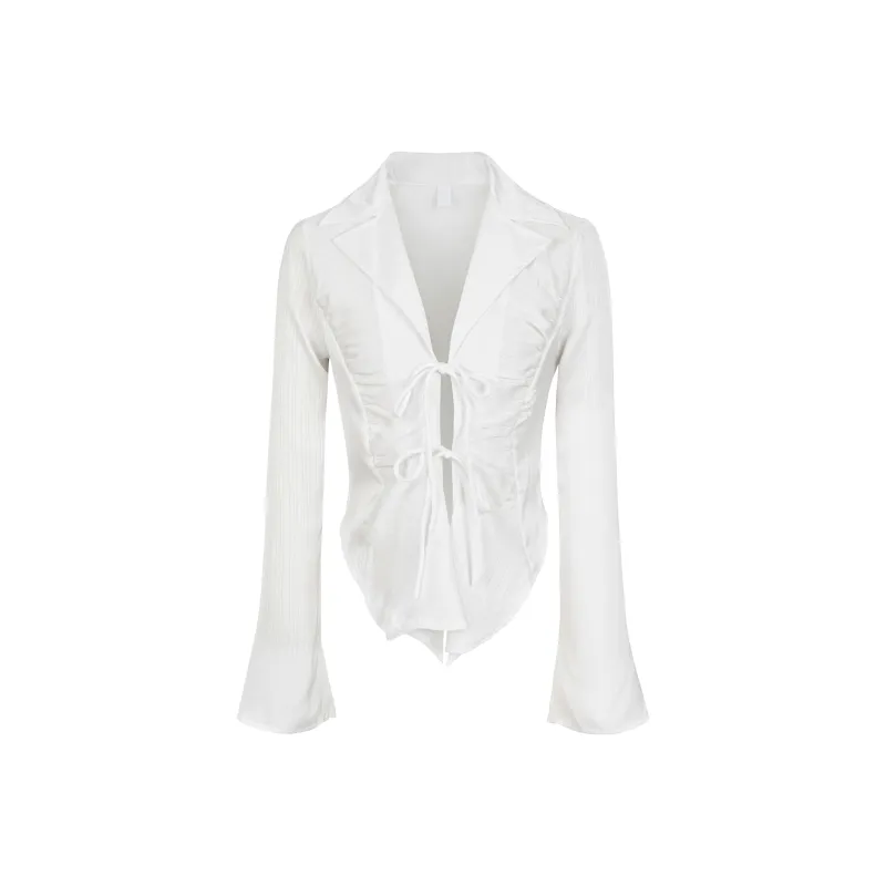 UPNANAWANG Chiffon Shirts Women's-0