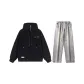 Set (Black Top+Light Blue Jeans)