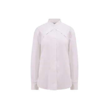 OFF WHITE Belted Buttoned Long Sleeved Shirt