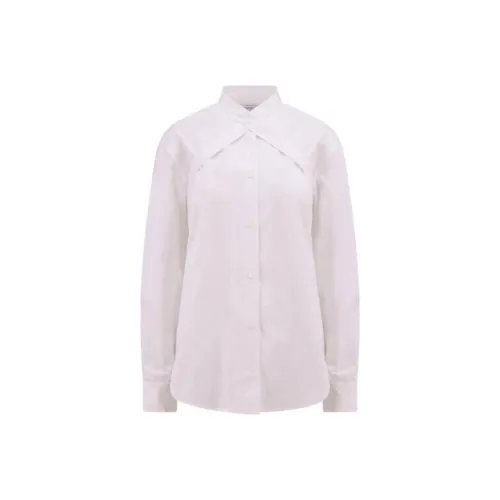 OFF WHITE Belted Buttoned Long Sleeved Shirt