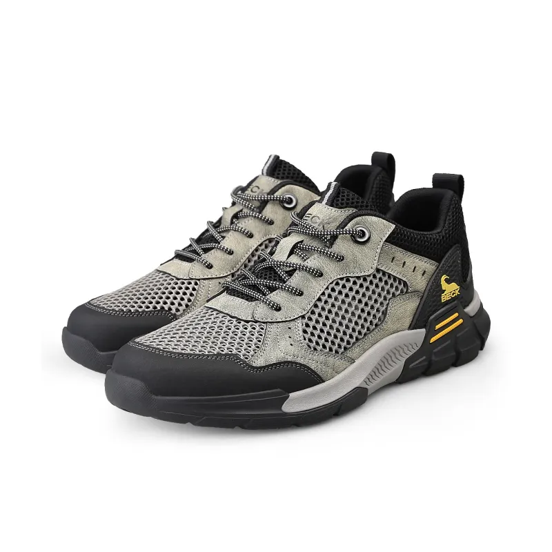 BECK Pioneer Collection Cushioning, Slip Resistant, And Abrasion Resistant Low Top Hiking Shoes Men's-9