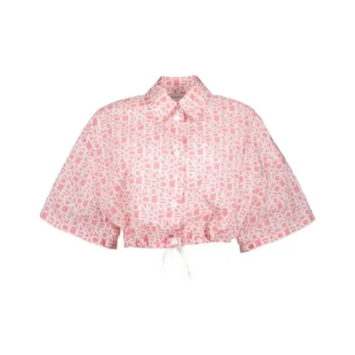 Moncler Logo print Cropped Shirt