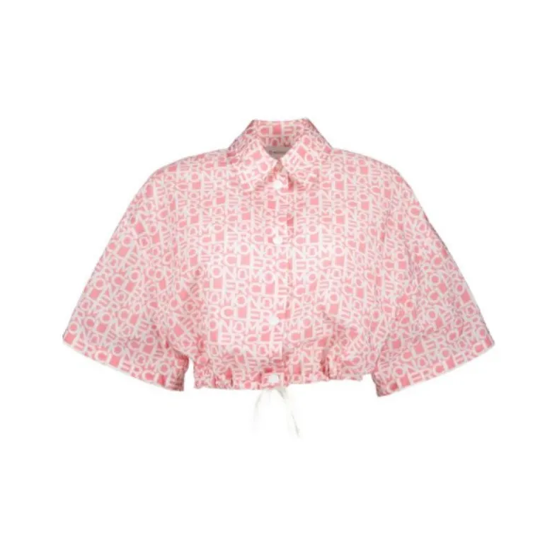 Moncler Logo print Cropped Shirt-0