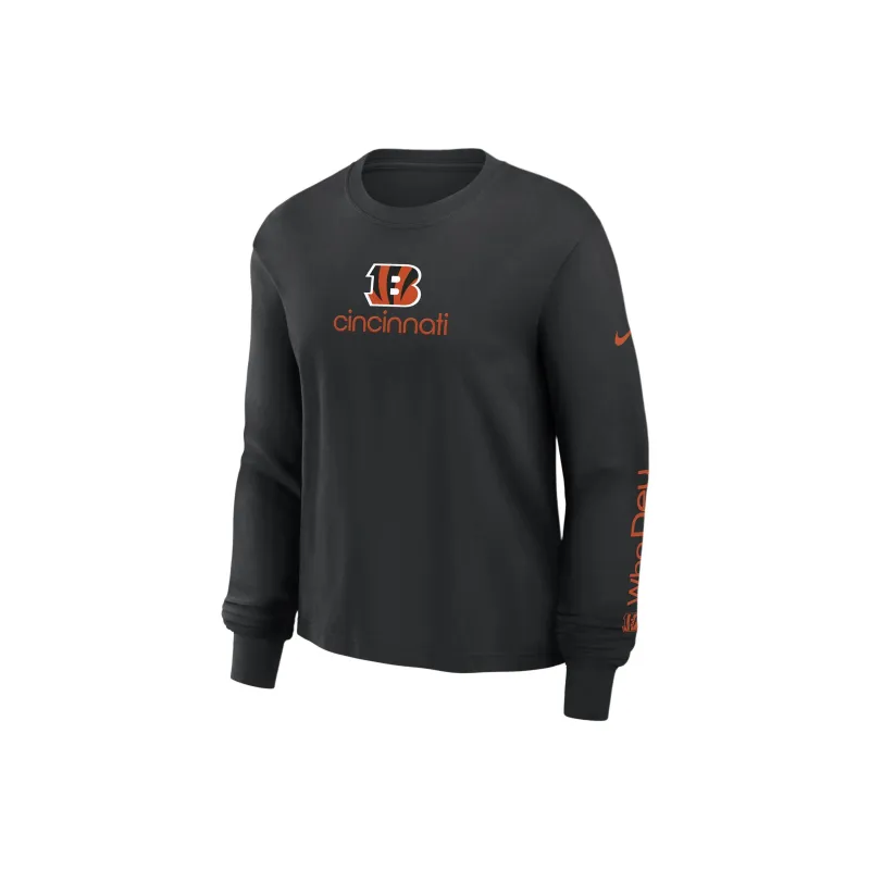 Nike Cincinnati Bengals Boxy Women's Nike Nfl Long Sleeve T Shirt-0