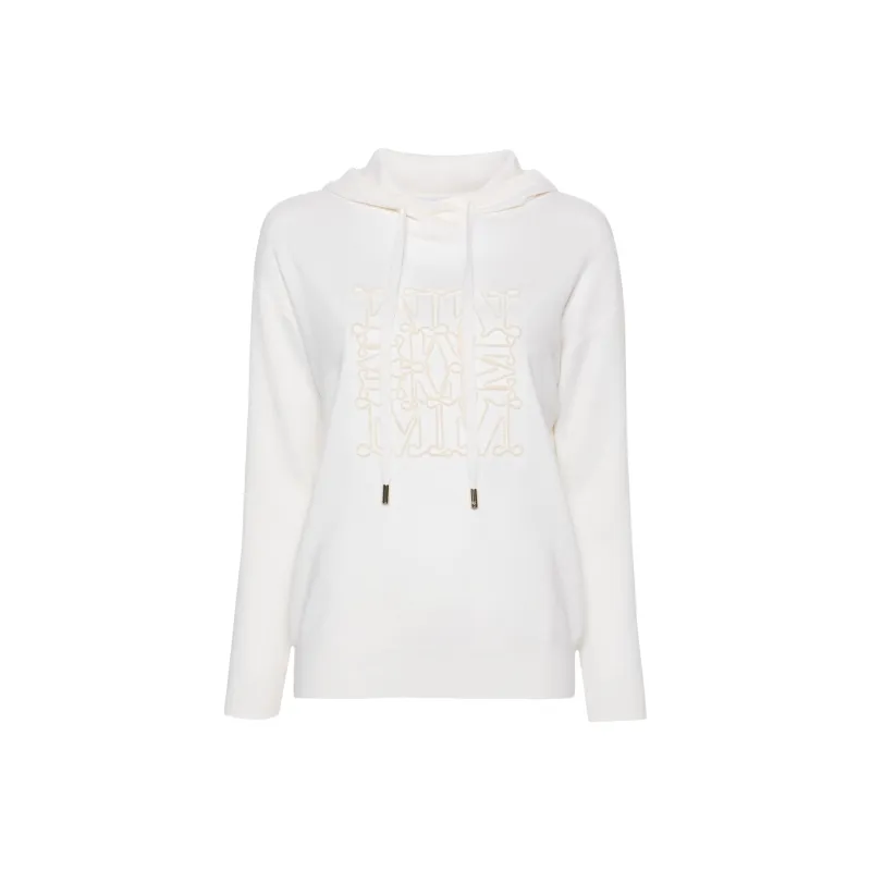 'S MAX MARA Logo embossed Hoodie-0