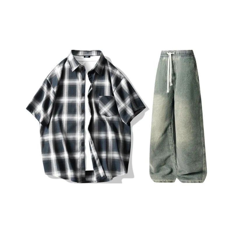 A.X.S.K Shirt Matching Set Unisex-25